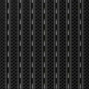 Open Low Profile Black Anodised with Nylon Brushes